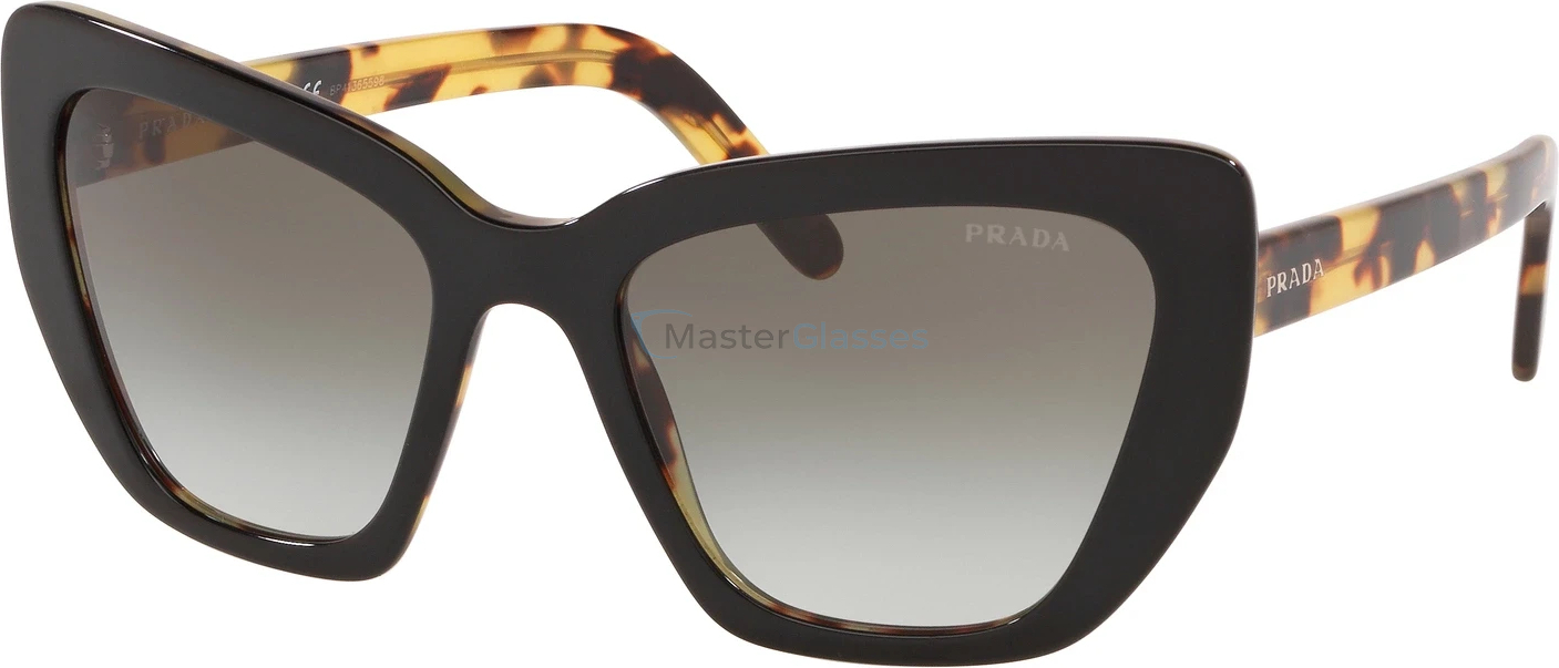 Солнцезащитные очки Prada Catwalk PR 08VS NAI0A7 Top Black/medium Havana
