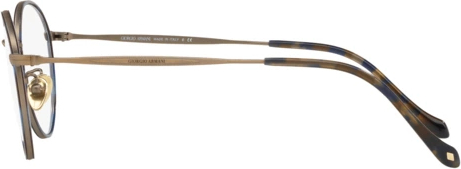  Giorgio Armani AR5083J 3247 Blue Avana/matte Brushed Gold