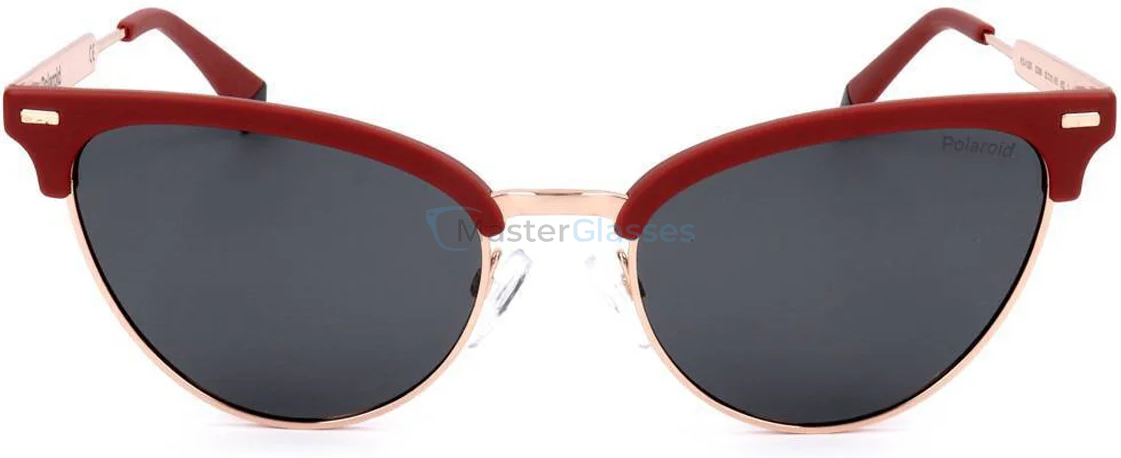  POLAROID PLD 4122/S 0Z3,  MATTE RED, GREY PZ