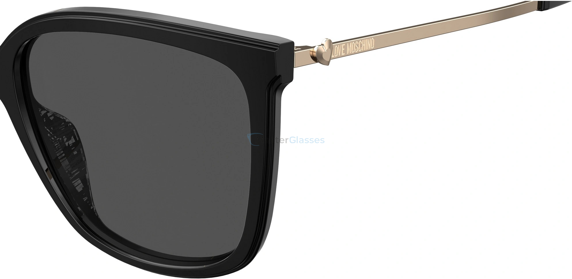   MOSCHINO LOVE MOL035/S 807, : BLACK, GREY