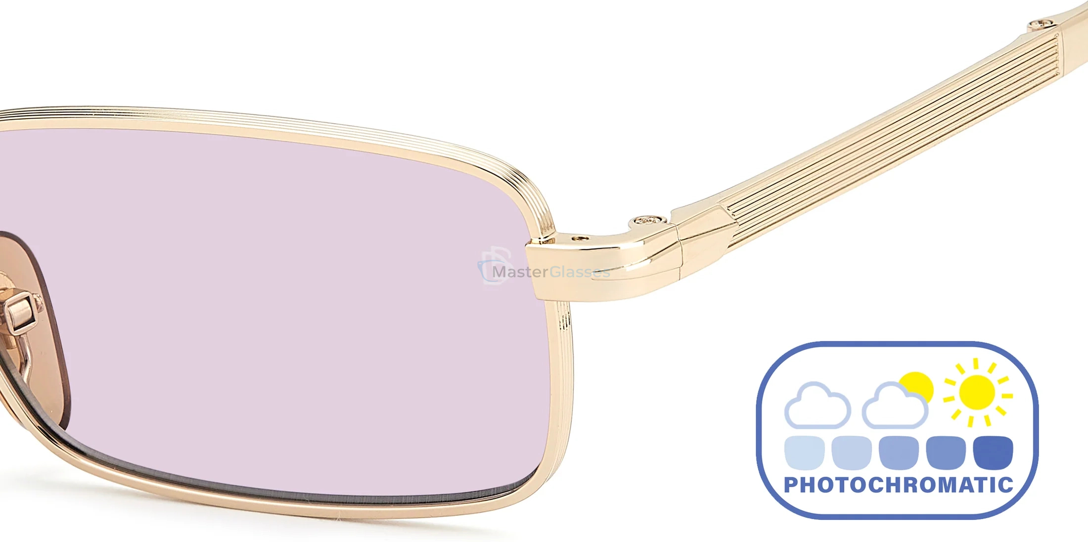   (, ) DAVID BECKHAM DB 99/ORIGAMI T5U Gold Brown Horn