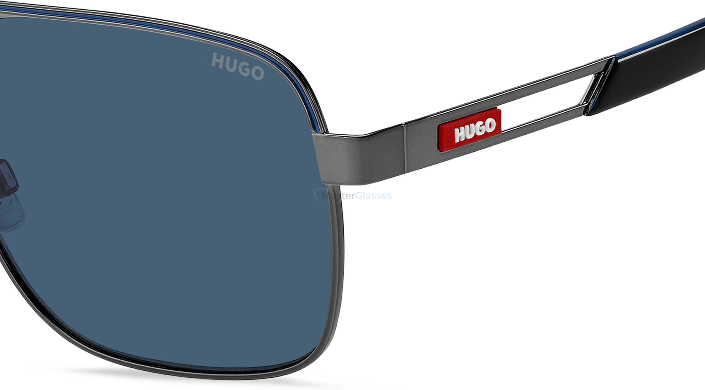   HUGO BOSS HG 1384/S V81 Dark Ruthenium Black