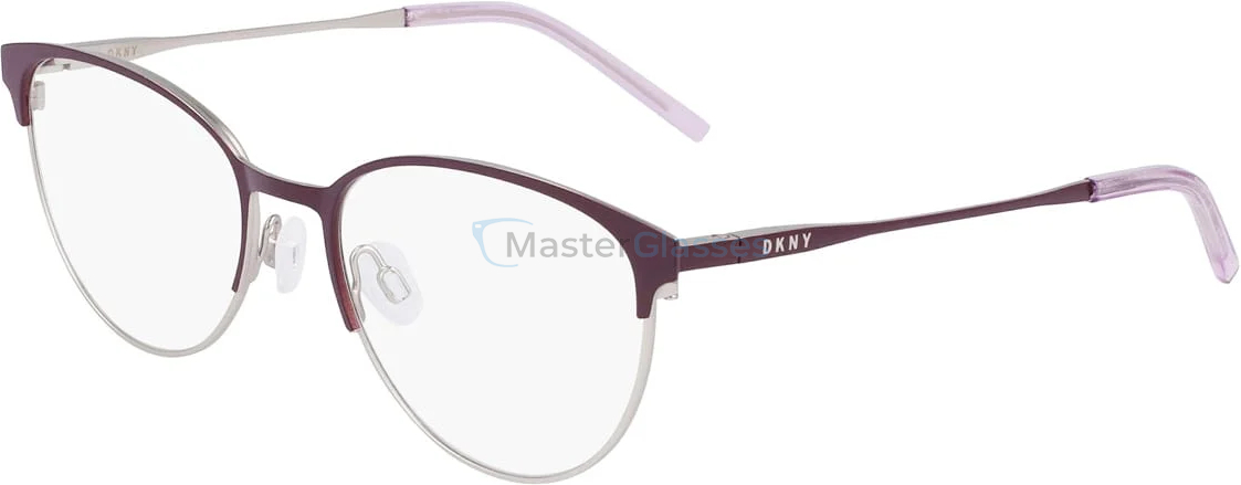  DKNY DK1030 505,  PLUM / SILVER, CLEAR