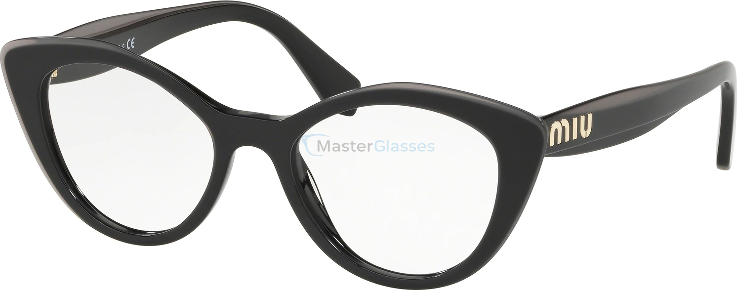 Оправа MIU MIU Core Collection MU 01RV K9T1O1 Black Top Grey