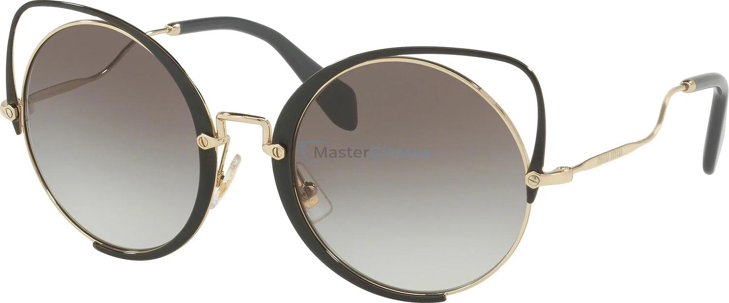 �������������� ���� MIU MIU Core Collection MU 51TS 1AB0A7 Pale Gold/black