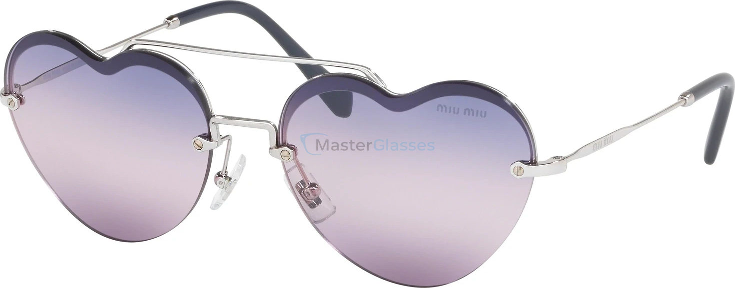 Солнцезащитные очки MIU MIU Core Collection MU 62US 1BC157 Silver