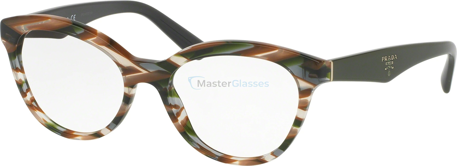  Prada Heritage PR 11RV VAO1O1 Sheaves Grey Brown