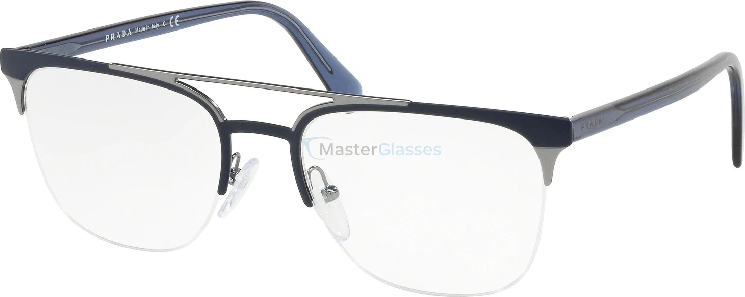 Оправа Prada Conceptual PR 63UV LFE1O1 Matte Blue/matte Gunmetal