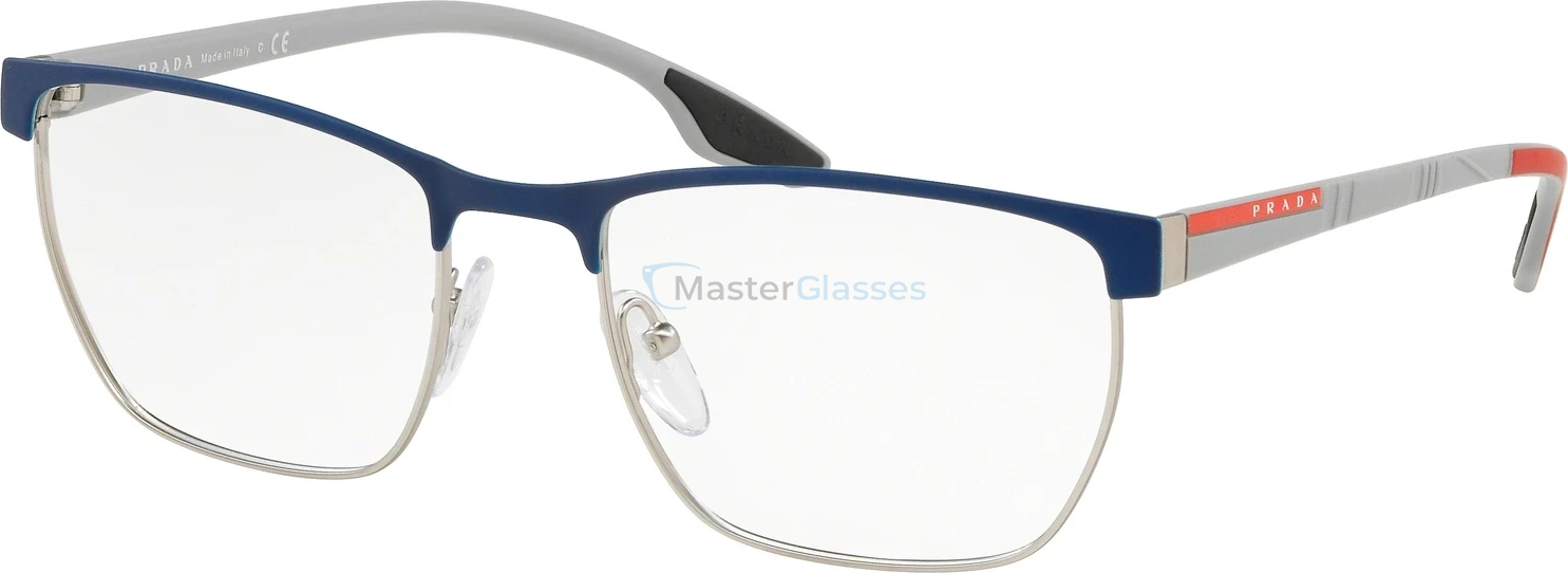 Оправа Prada Linea Rossa Lifestyle PS 50LV 2881O1 Blue Rubber/silver Rubber