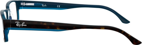  Ray-Ban RX5114 5064 Top Havana On Blue