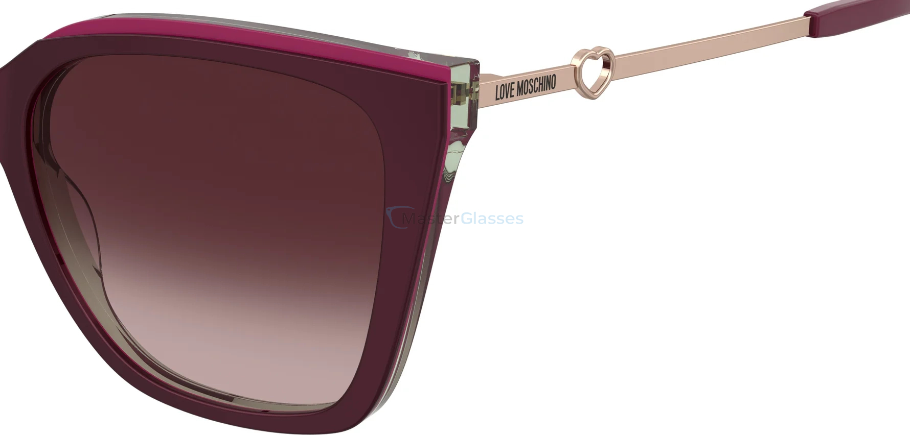   MOSCHINO LOVE MOL094/S 9KF Burgundy Multicolor