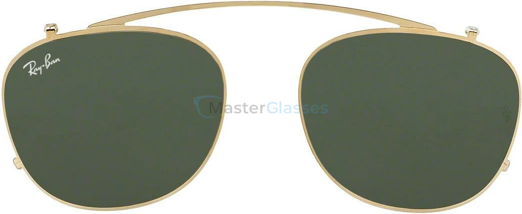 Клипон солнцезащитный Солнцезащитные очки Ray-Ban RX6317C 250071 Gold