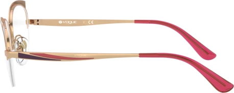  Vogue VO4153 5075 Rose Gold/matte Red Bordeaux