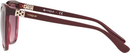 Солнцезащитные очки Vogue VO5243SB 263620 Transp Bordeaux/transp Red