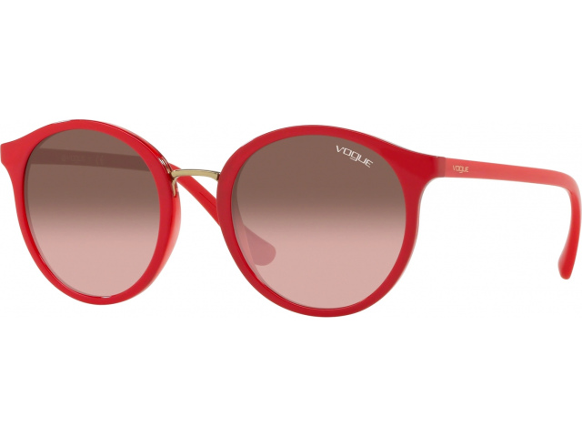 Солнцезащитные очки Vogue VO5166S 2621H8 Top Red/red Transparent
