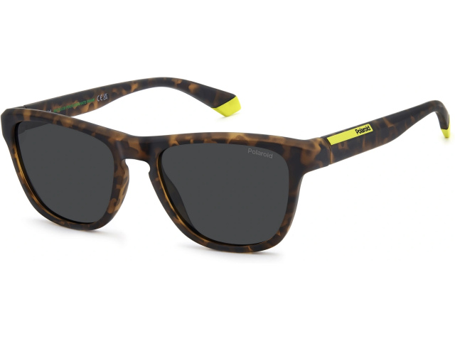 POLAROID PLD 2168/S B0Q Matte Brown Havana Yellow
