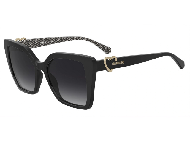 MOSCHINO LOVE MOL067/S TAY Black Pattern White