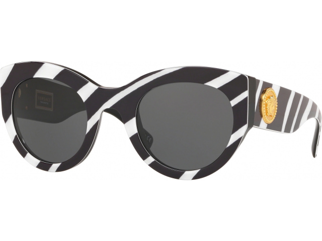 Солнцезащитные очки Versace VE4353 531387 Zebra White/black