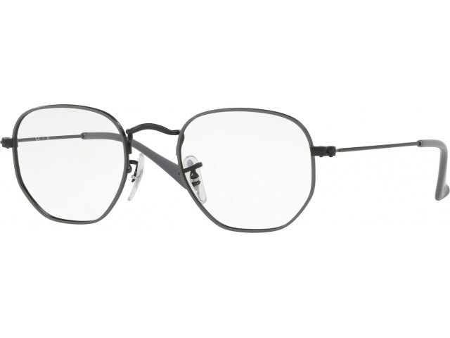  Ray-Ban Junior Hexagonal RY9541V 4060 Demiglos Black On Grey