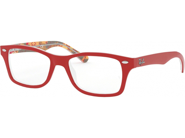  Ray-Ban RY1531 3804 Red On Texture Red Brown