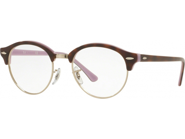 Оправа Ray-Ban Clubround RX4246V 5240 Top Havana On Opal Violet