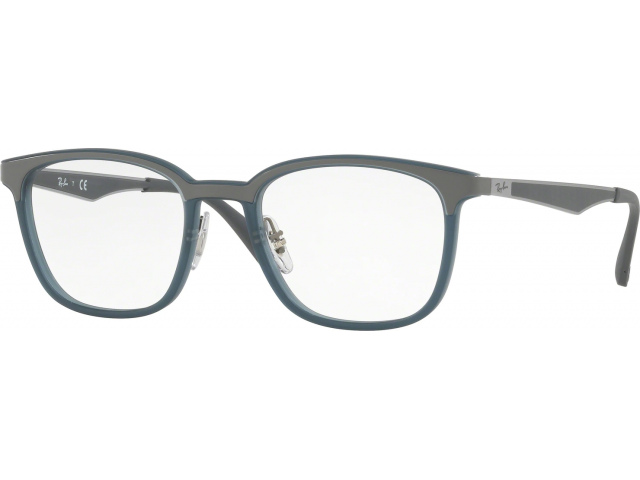 Ray-Ban RX7117 5679 Matte Trasparent Grey/blu