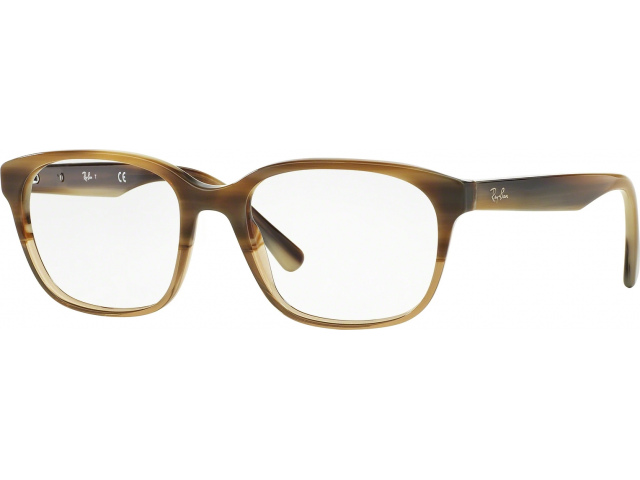  Ray-Ban RX5340 5542 Brown Horn Grad Trasp Beige