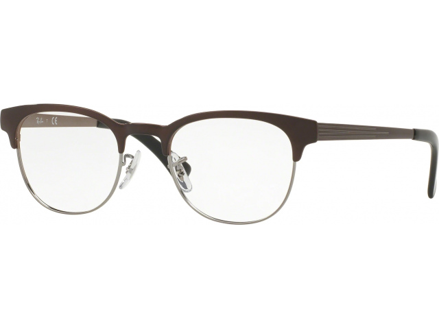 Оправа Ray-Ban RX6317 2862 Gunmetal On Top Brushed Brown