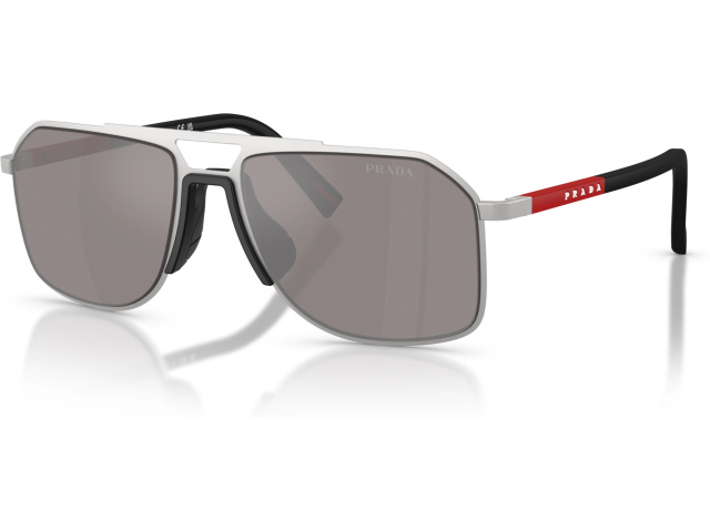 Prada Linea Rossa PS B51S 18X80I Silver