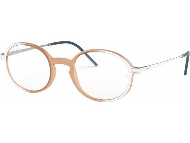  Ray-Ban RX7153 5791 Rubber Light Pink On White Gra