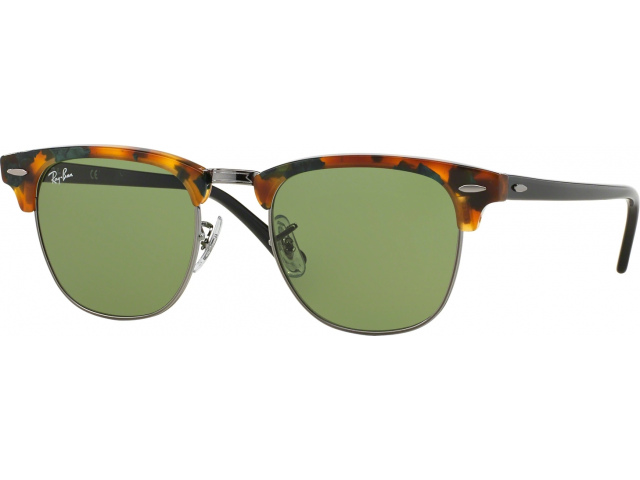 Солнцезащитные очки Ray-Ban Clubmaster RB3016 11594E Spotted Green Havana