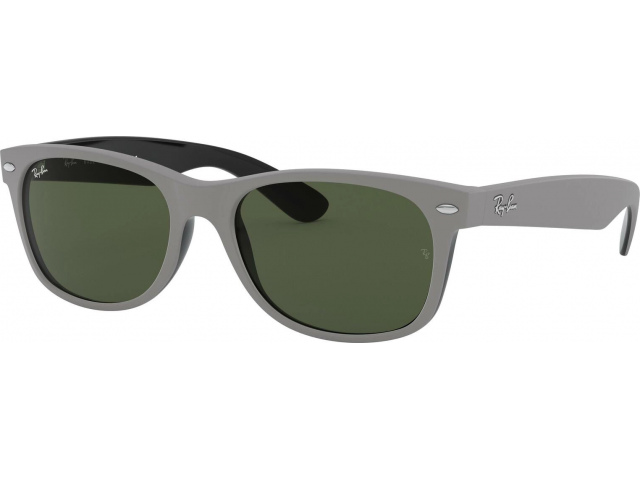 Солнцезащитные очки Ray-Ban New Wayfarer RB2132 646431 Top Rubber Grey On Shiny Black