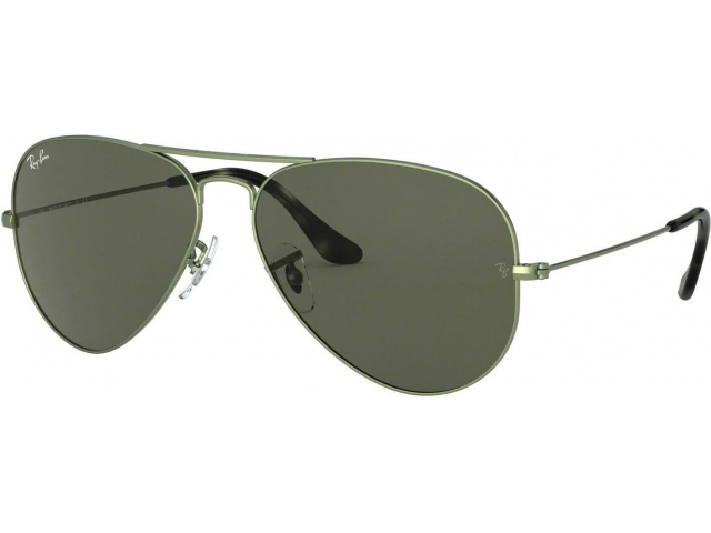 Солнцезащитные очки Ray-Ban Aviator Large Metal RB3025 919131 Sand Trasparent Green