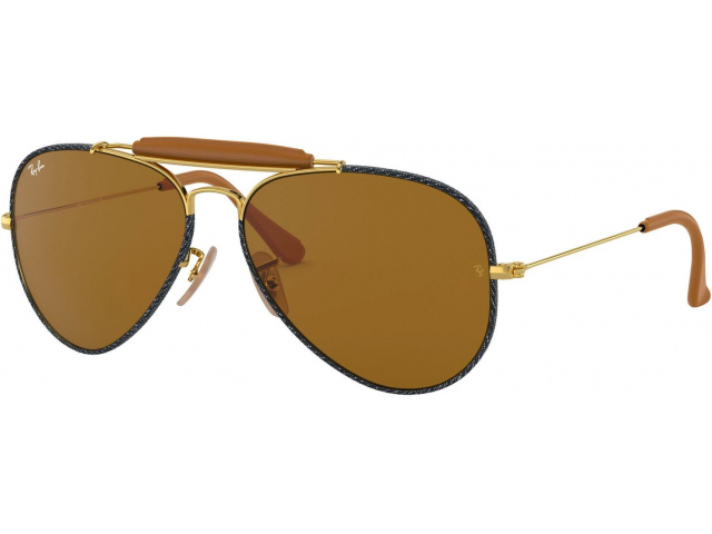   Ray-Ban Aviator Craft RB3422Q 919233 Gold/blue Jeans