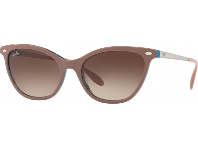 Солнцезащитные очки Ray-Ban RB4360 123513 Top Light Brown On Havana Blue