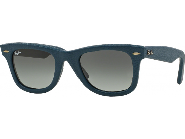 Солнцезащитные очки Ray-Ban Wayfarer Leather RB2140QM 116871 Used Leather Blue