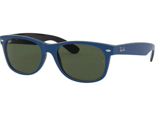 Солнцезащитные очки Ray-Ban New Wayfarer RB2132 646331 Top Rubber Blue On Shiny Black