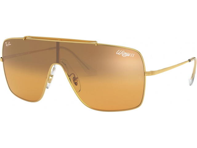 Солнцезащитные очки Ray-Ban Wings Ii RB3697 9050Y1 Gold
