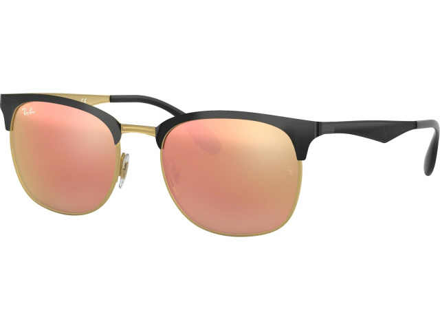 Солнцезащитные очки Ray-Ban RB3538 187/2Y Top Shiny Black On Gold
