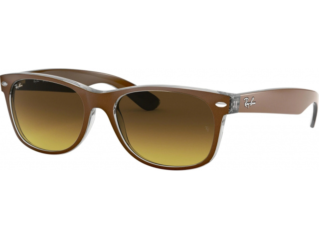 Солнцезащитные очки Ray-Ban New Wayfarer RB2132 614585 Top Brushed Brown On Transp