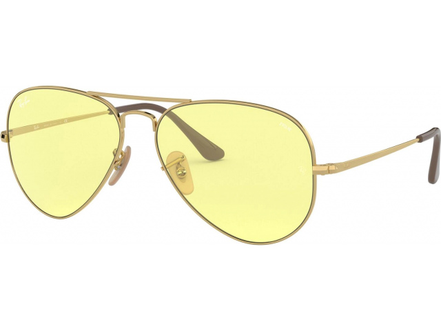 Солнцезащитные очки Ray-Ban Aviator Metal Ii RB3689 001/T4 Gold