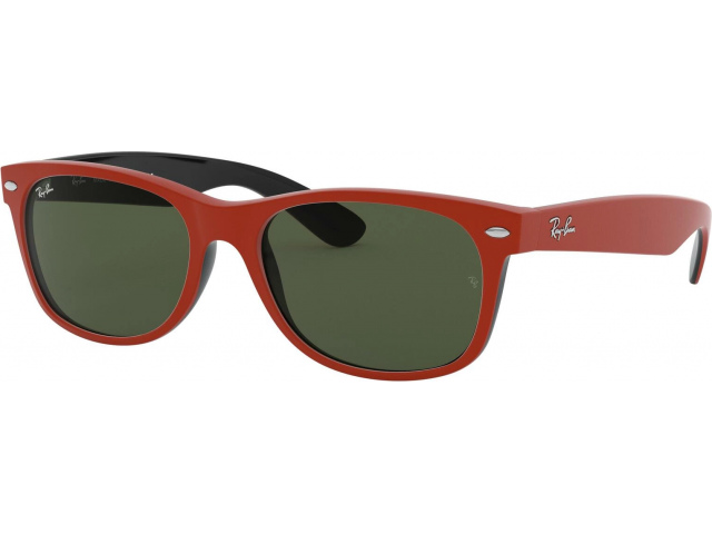 Солнцезащитные очки Ray-Ban New Wayfarer RB2132 646631 Top Rubber Red On Shiny Black