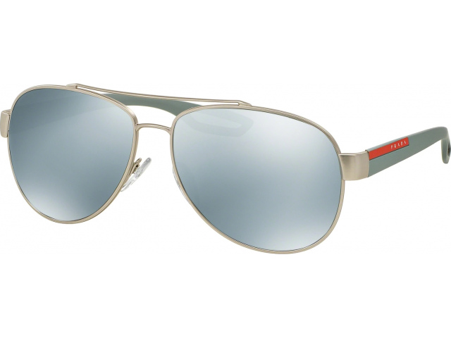 Солнцезащитные очки Prada linea rossa Active PS 55QS QFP5K2 Silver Rubber