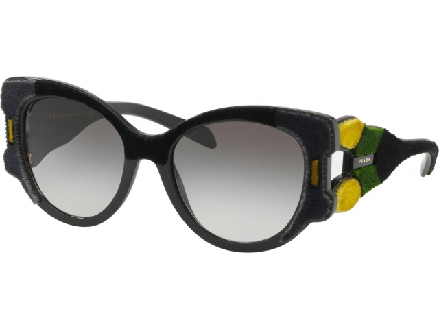 Солнцезащитные очки Prada PR 10US 32V0A7 Black/green/yellow
