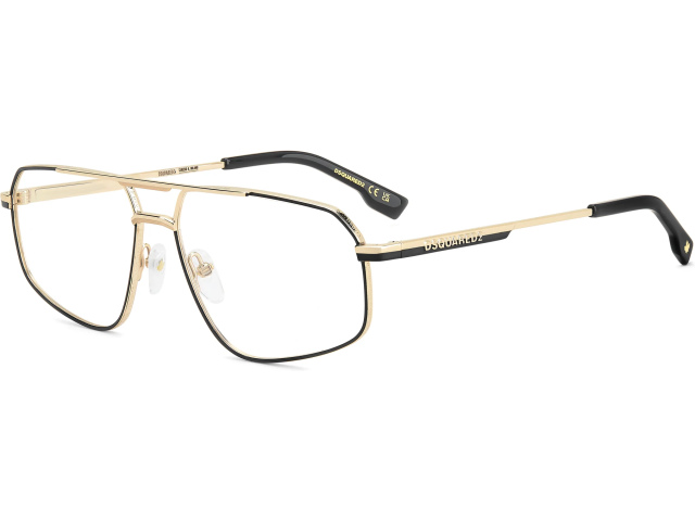 DSQUARED2 D2 0176 I46 Matte Black Gold