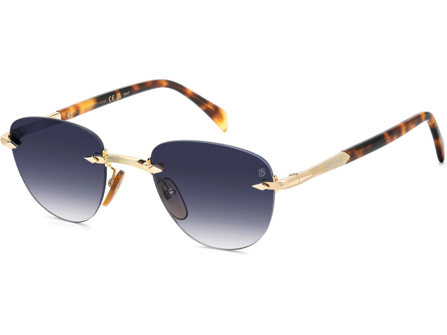 DAVID BECKHAM DB 1224/S 0NR Gold Brown Havana