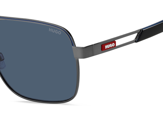 HUGO BOSS HG 1384/S V81 Dark Ruthenium Black