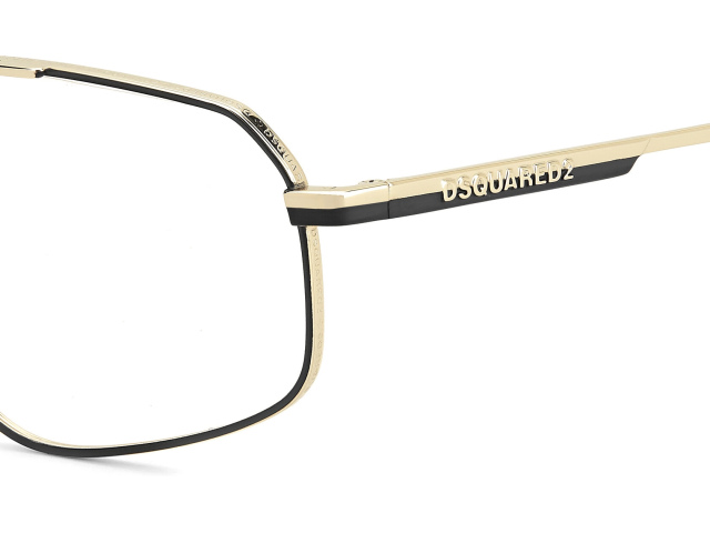 DSQUARED2 D2 0176 I46 Matte Black Gold
