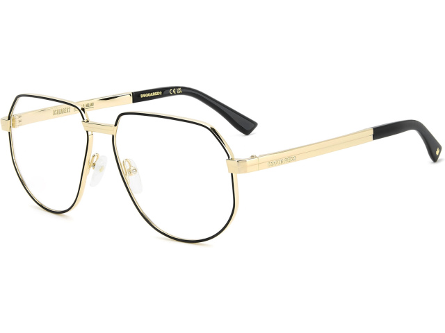 DSQUARED2 D2 0194 I46 Matte Black Gold