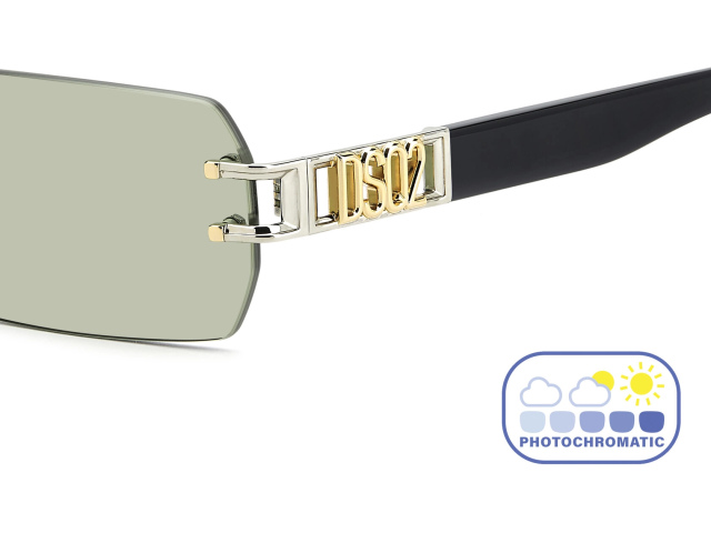 DSQUARED2 D2 0189/S I20 Gold Palladium